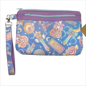 Sailor Moon Novelty Wristlet with Pockets Handmade Brand New